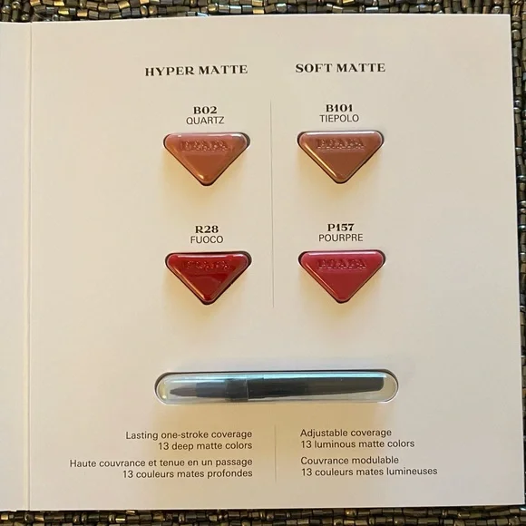 4️⃣ FOR 💲1️⃣5️⃣ PRADA Monochrome Weightless Lipcolor - Picture 4 of 4
